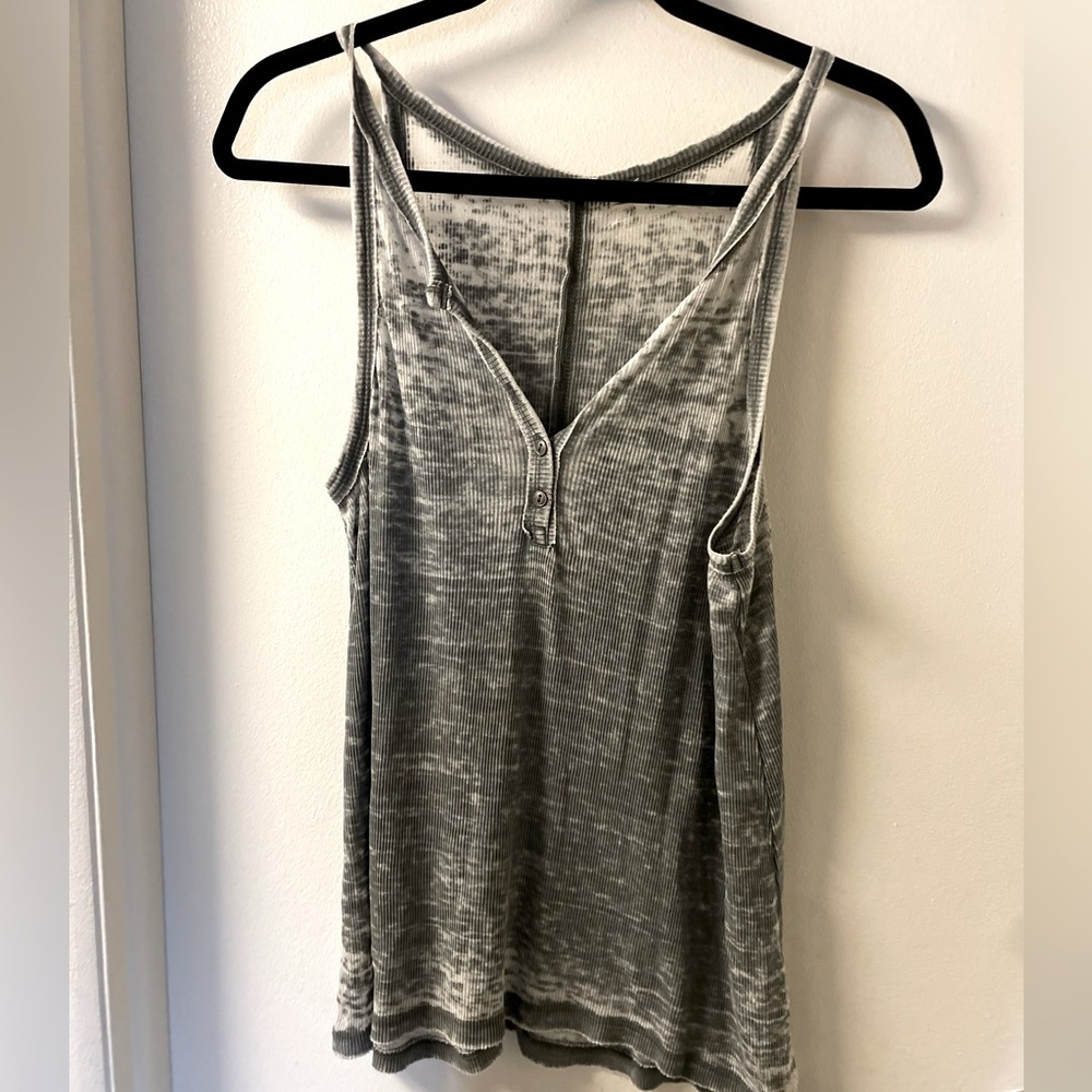Distresses Grey Tank